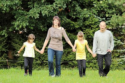 Fotoshooting Familie Haus Homestory Königstein Sachsen