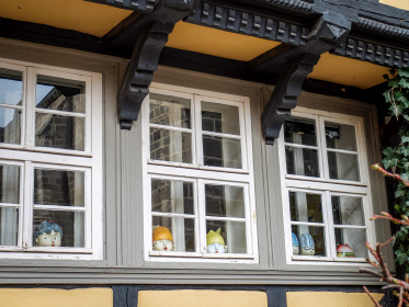 Fenstergucker in Quedlinburg