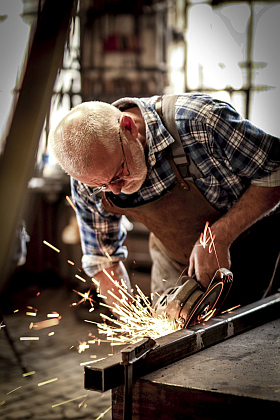 Handwerker Portrait Schmiede Dresden Schönfeld Hochland